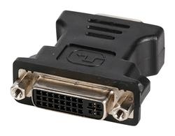 DVI-I / VGA adapter, DVI - I Hun til VGA Han - Standard