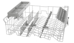 Siemens trådkurv, øverst - 00770441