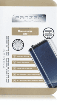 Panzer til Samsung Galaxy S8 Plus, sort
