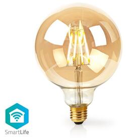 Nedis Wi-Fi smart LED-glødepære, 125mm, E27 - 5 watt