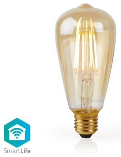 Nedis Wi-Fi smart LED-glødepære ST64, E27 - 5 watt