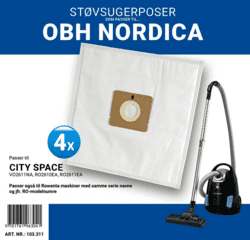 OBH Nordica støvsugerposer til City Space