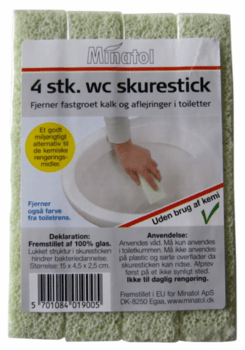 Minatol WC-skurestick - 4 stk.