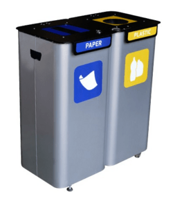 Modulspand til affaldssortering, 2x70 liter