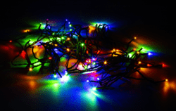 Deltaco lyskæde med 80 multi color LED, APP styret