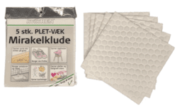 Melaminklude, plet-væk. 5 stk.