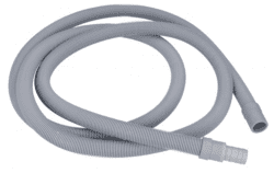 Afløbsslange forlænger - 2,5 meter, lige/lige