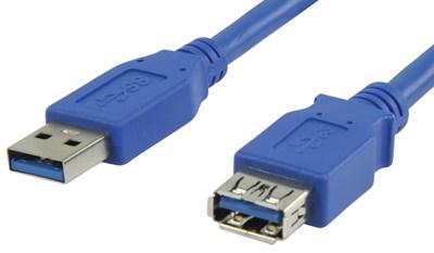 Ambassade Løse spor USB 3.0 forlængerkabel, USB A Han / USB A Hun - online hos Sliplet