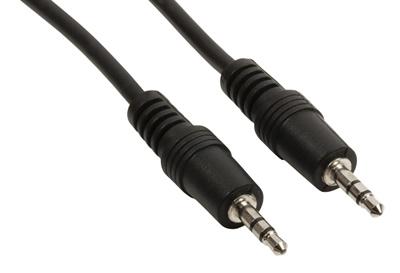 MiniJack kabel 3,5mm, han til han - Standard