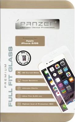 Panzer Tempered Glass til Apple iPhone 6/6S, Full fit - hvid