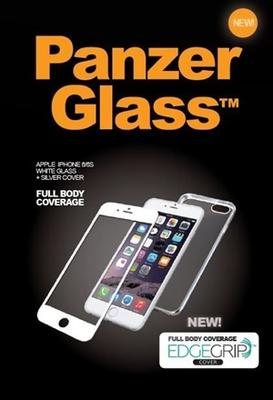 PanzerGlass Premium til iPhone 6, 6S, Edgegrip, hvid