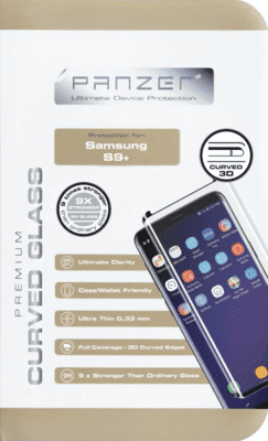 Panzer til Samsung Galaxy S9 Plus, sort