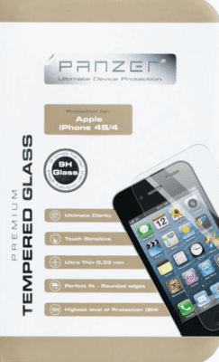 Panzer Tempered Glass til Apple iPhone 4/4S