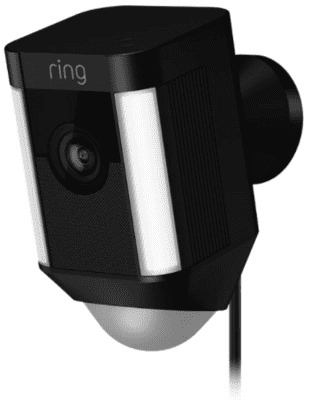 ring Spotlight cam - kablet netværks kamera, sort