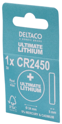 Deltaco CR2450 batteri