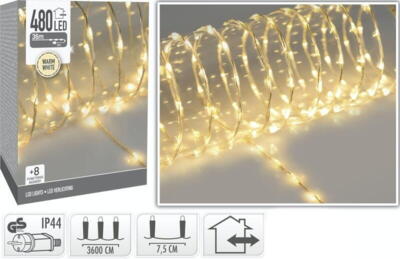 LED string lyskæde med 480 varmhvide LED