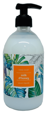 Håndsæbe Milk & Honey - 500 ml.