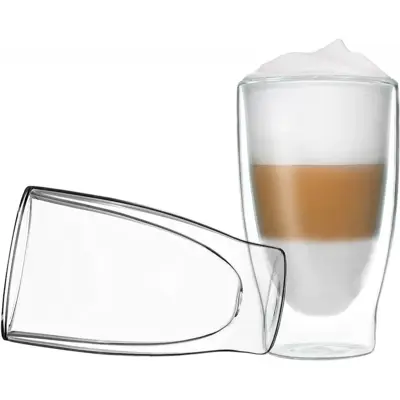 Cafe Latte termokrus i glas