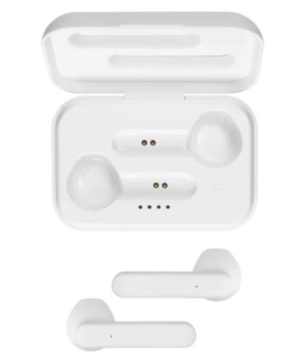 STREETZ T110 semi-in-ear, Case, hvid