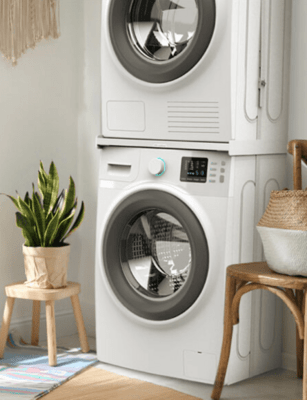 Sammenbygningsramme til tørretumbler/vaskemaskine - basic slim