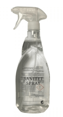 Svanemærket sanitetspray 750 ml.