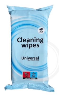 Universale rengøringsservietter, 40 stk.