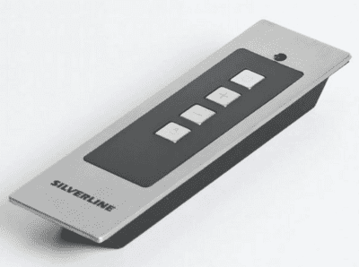 Silverline fjernbetjening til emhætte, sølv