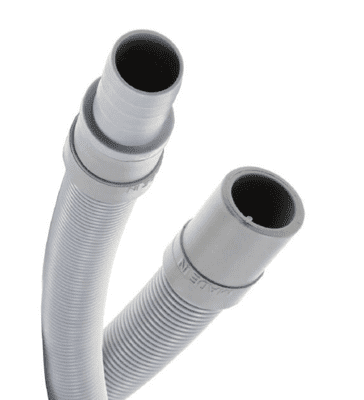 Afløbsslange forlænger - 1,5 meter, lige/lige