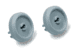 Miele hjul til nederste kurv - 02372352, 02372353 - 2 stk.