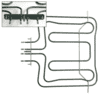 Smeg varmelegeme 1000 + 1700W - øverste - 8877520