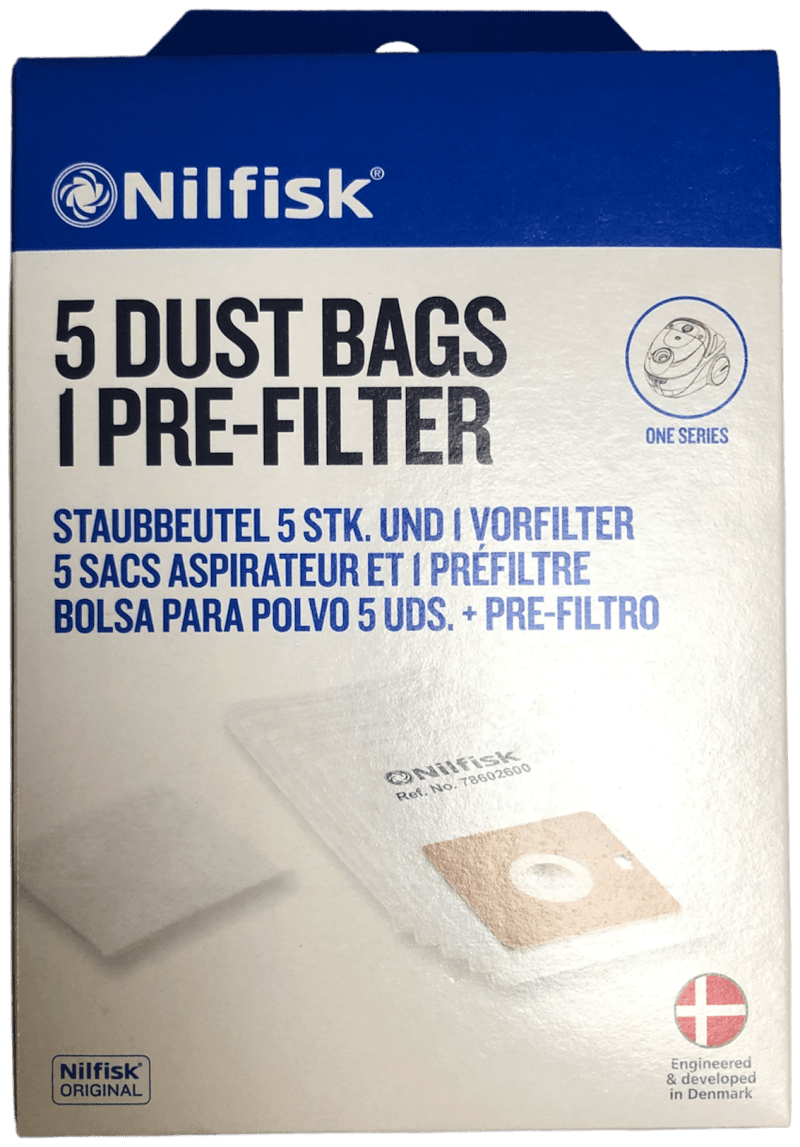 Nilfisk støvsugerposer til GO, One, Coupe & Compact