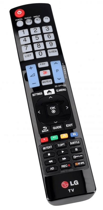 LG fjernbetjening AKB74115502