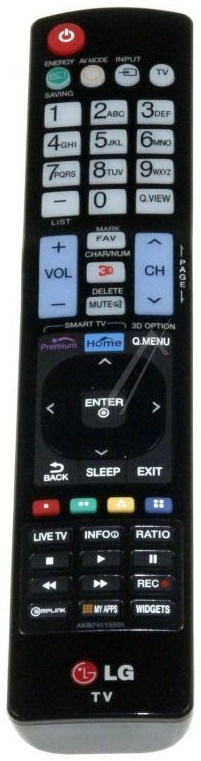 LG fjernbetjening AKB74115501