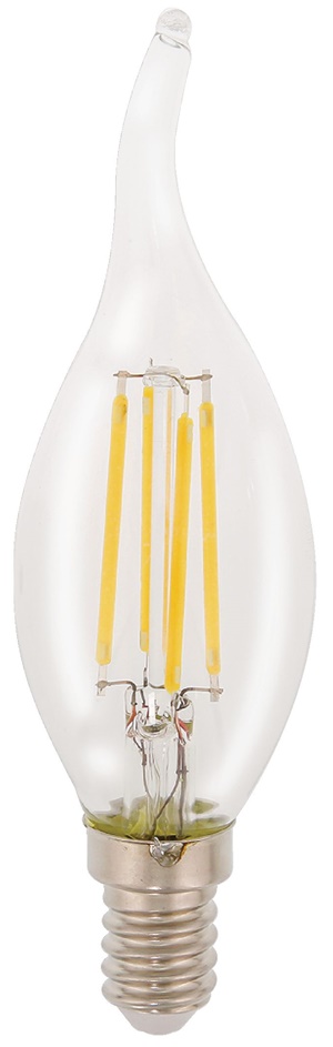 LED pære i retrolook med glødetråde E14, 4W