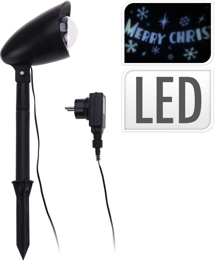 LED Projektor "Merry Christmas"
