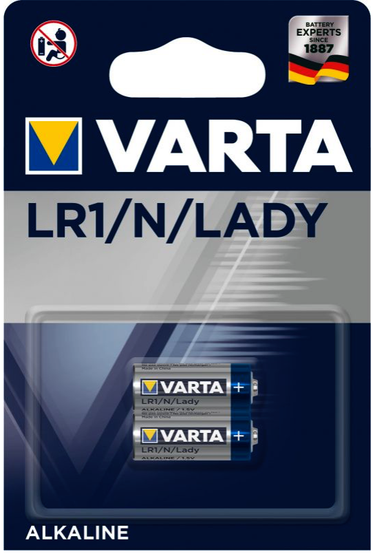Varta Alkaline batteri LR1/N/LADY – 2 stk