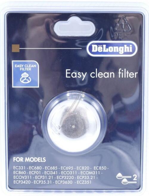 DeLonghi DLSC401 easy clean filter 2 kops