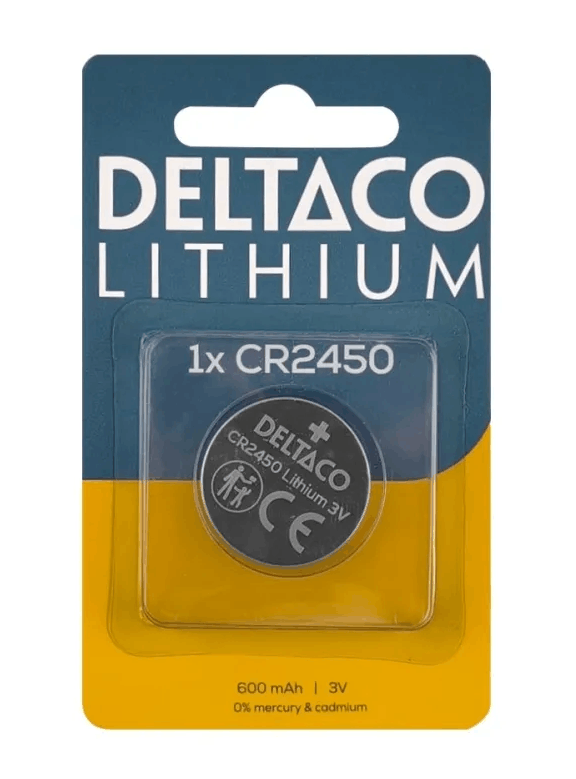 Deltaco CR2450 batteri