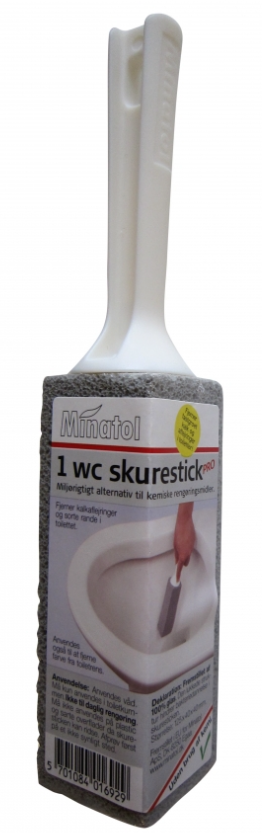 Minatol professionel WC-skurestick m/håndtag