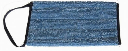 Microfibermoppe - Universal med burrebånd - 30 cm