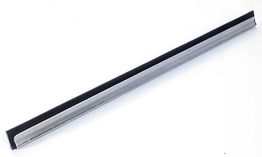 Moerman rustfri skinne med gummi - 35 cm
