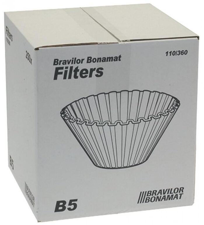 Bravilor Bonamat kaffefilter 5L - 250 stk