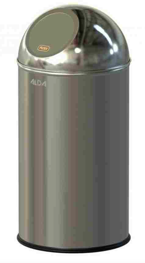 Alda affaldsspand med vippelåg, 20 liter - stål