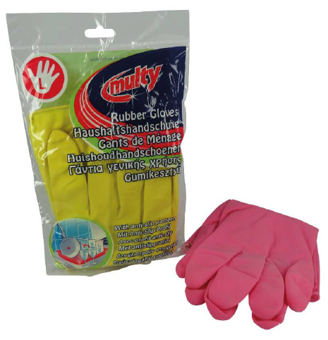 Multy latex husholdningshandsker - Medium