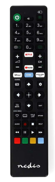 Fjernbetjening til alle Sony TV-modeller