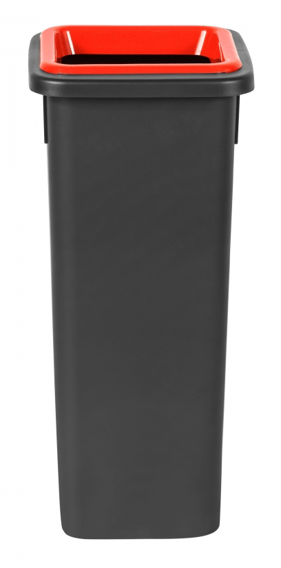 Style affaldsspand til sortering, 20 l. - Rød