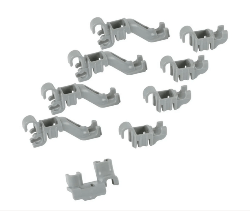 Siemens clips til tallerkenrække – Original - 00632372, til Siemens opvaskemaskine