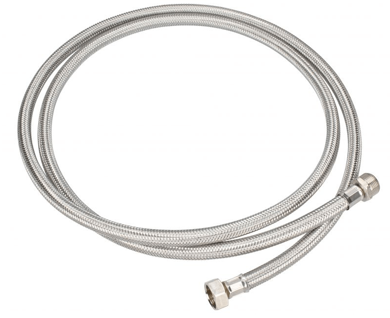 Armeret tilløbsslange forlænger, 3/4" - 2,5m