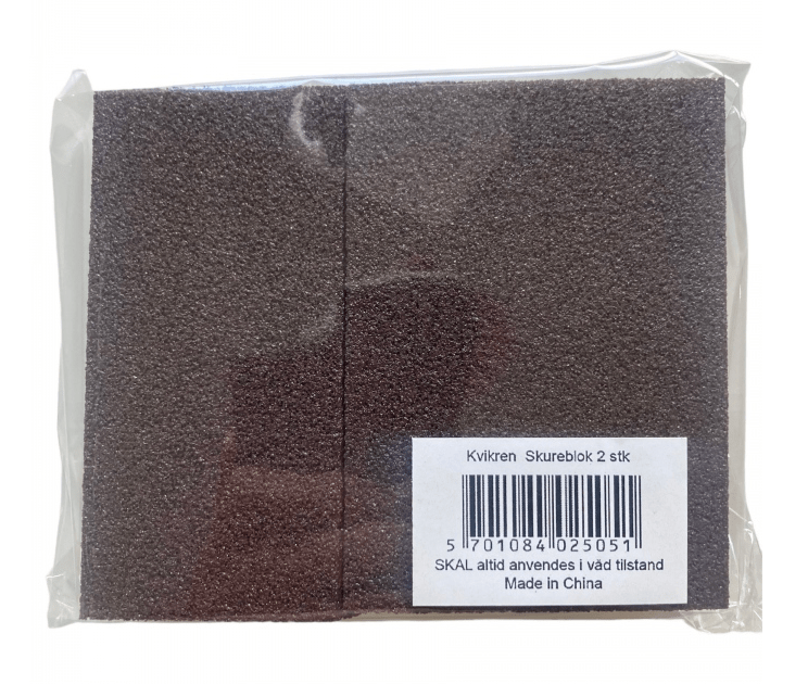 Kvikren slibesvamp - 2 stk – 6,2 x 2 cm
